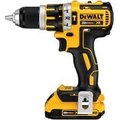 Dewalt DCD796D2/DCD795D2 Hammer Drill Kit, 20 V Battery, Lithium-Ion Battery, 1/2 in Chuck, Black/Yellow DCD796D2/DCD795D2